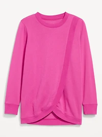 Tunique de maternité et d’allaitement à devant croisé