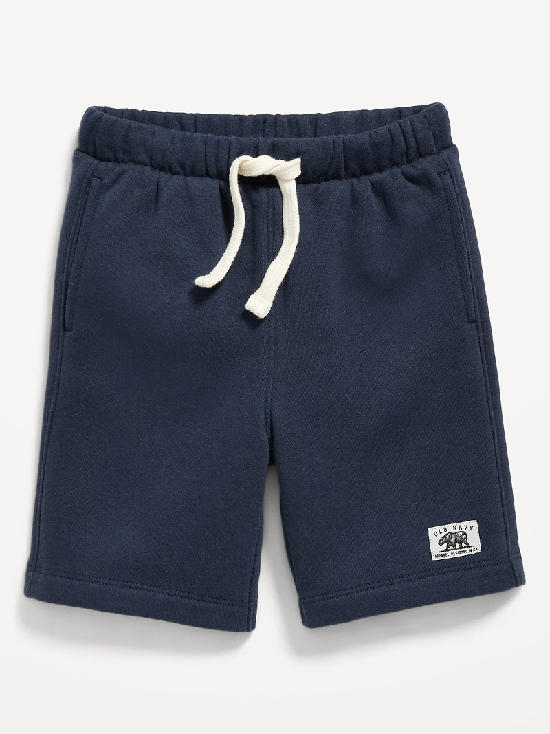 Short de jogging en molleton à logo pour tout-petit