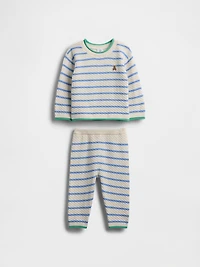 Baby Crochet Sweater Outfit Set