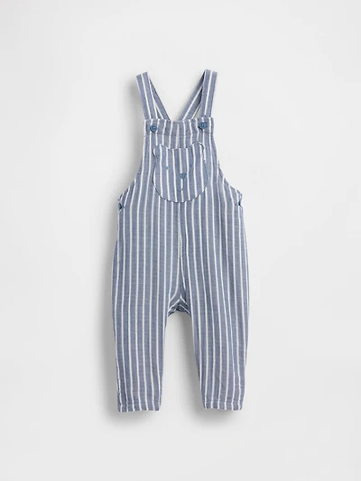 Baby Cotton-Gauze Brannan Bear Overalls