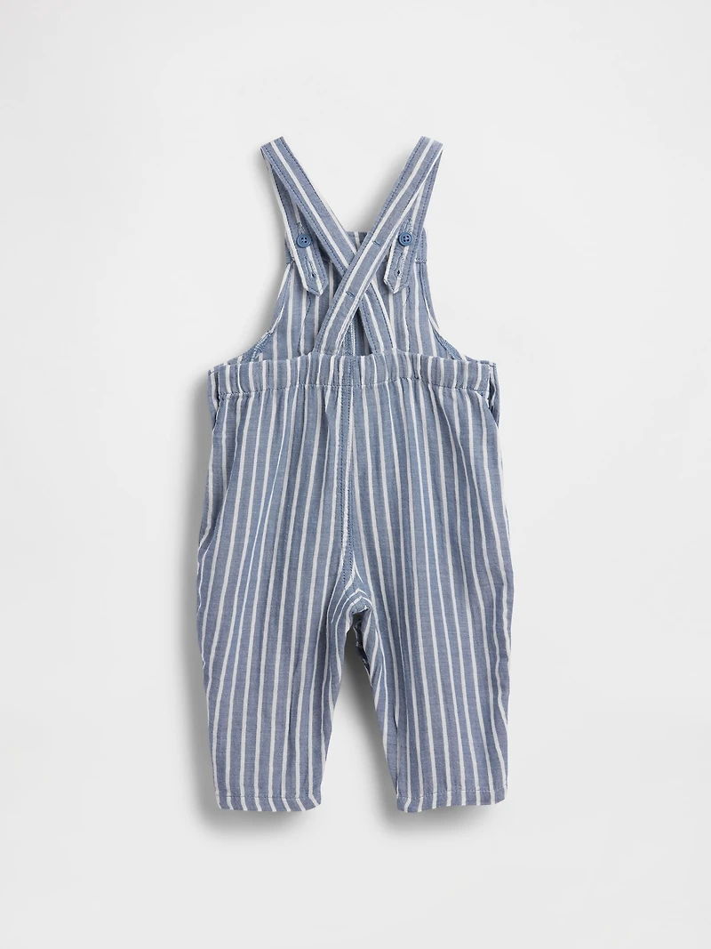 Baby Cotton-Gauze Brannan Bear Overalls