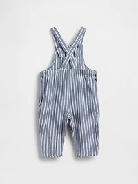 Baby Cotton-Gauze Brannan Bear Overalls