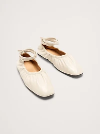 Ruched Ballet Flat