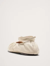 Ruched Ballet Flat