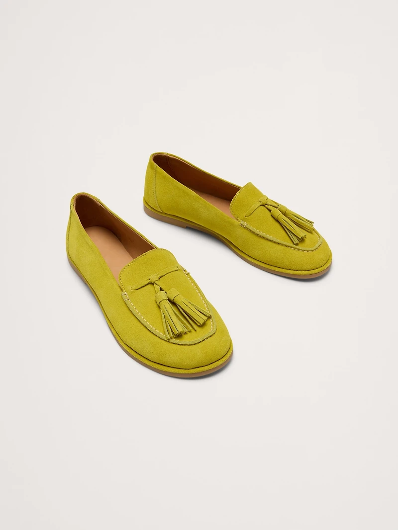 Italian Suede Tassel Loafer