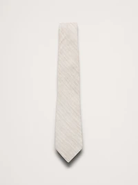 Linen-Cotton Slub Tie