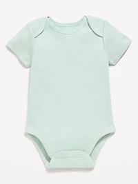 Short-Sleeve Ribbed Bodysuit for Baby