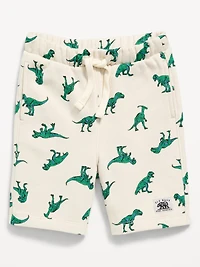 Logo-Graphic Fleece Jogger Shorts for Toddler Boys