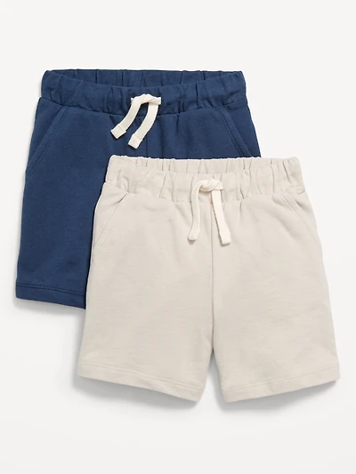 French-Terry Jogger Shorts 2-Pack for Toddler Boys