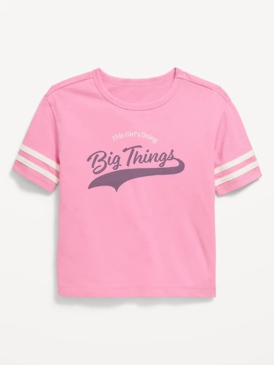Oversized Graphic T-Shirt for Toddler Girls