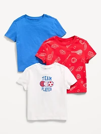 Short-Sleeve T-Shirt 3-Pack for Toddler Boys