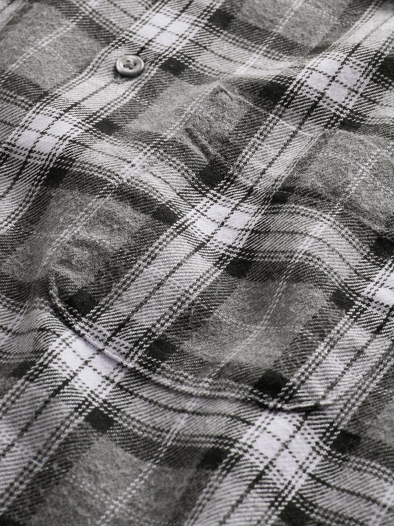 Organic Cotton Relaxed Flannel Shirt