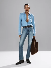 Vegan Suede Slouchy Tote Bag