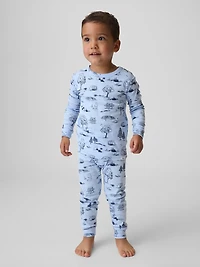 Pyjama en coton biologique brossé Winnie l’Ourson pour Bébé et Tout-petit