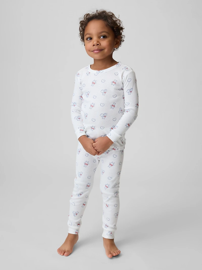 Pyjama en coton biologique brossé Winnie l’Ourson pour Bébé et Tout-petit