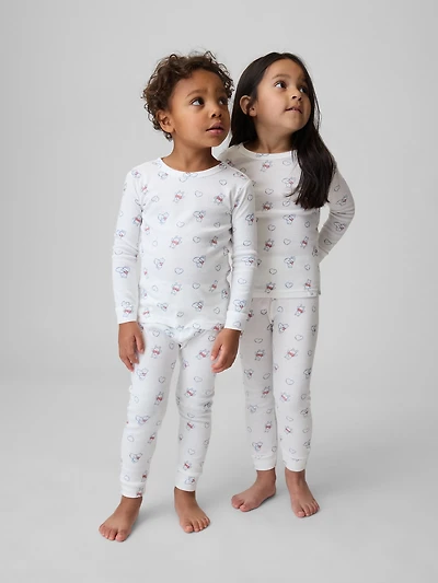 Pyjama en coton biologique brossé Winnie l’Ourson pour Bébé et Tout-petit