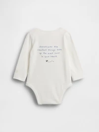 Baby Winnie The Pooh Organic Cotton Bodysuit