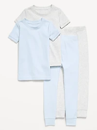 Printed Snug-Fit Pajama 4-Piece for Toddler & Baby