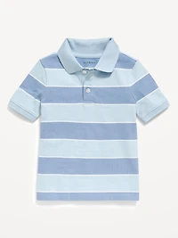 Short-Sleeve Pique Polo Shirt for Toddler Boys