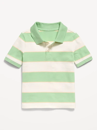Short-Sleeve Pique Polo Shirt for Toddler Boys