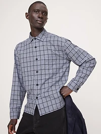 Relaxed-Fit Houndstooth Shirt