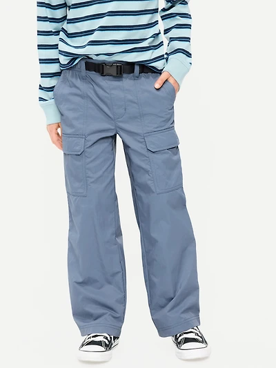 Super Baggy Belted Pull-On Cargo Pants for Boys