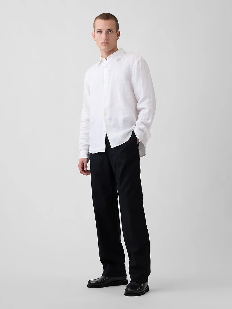 100% Linen Relaxed Shirt