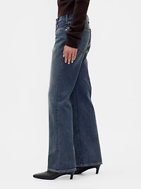 Mid Rise Rigid Relaxed Flare Jeans