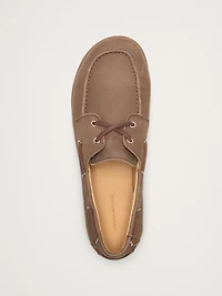 Italian Nubuck Leather Boat Shoe