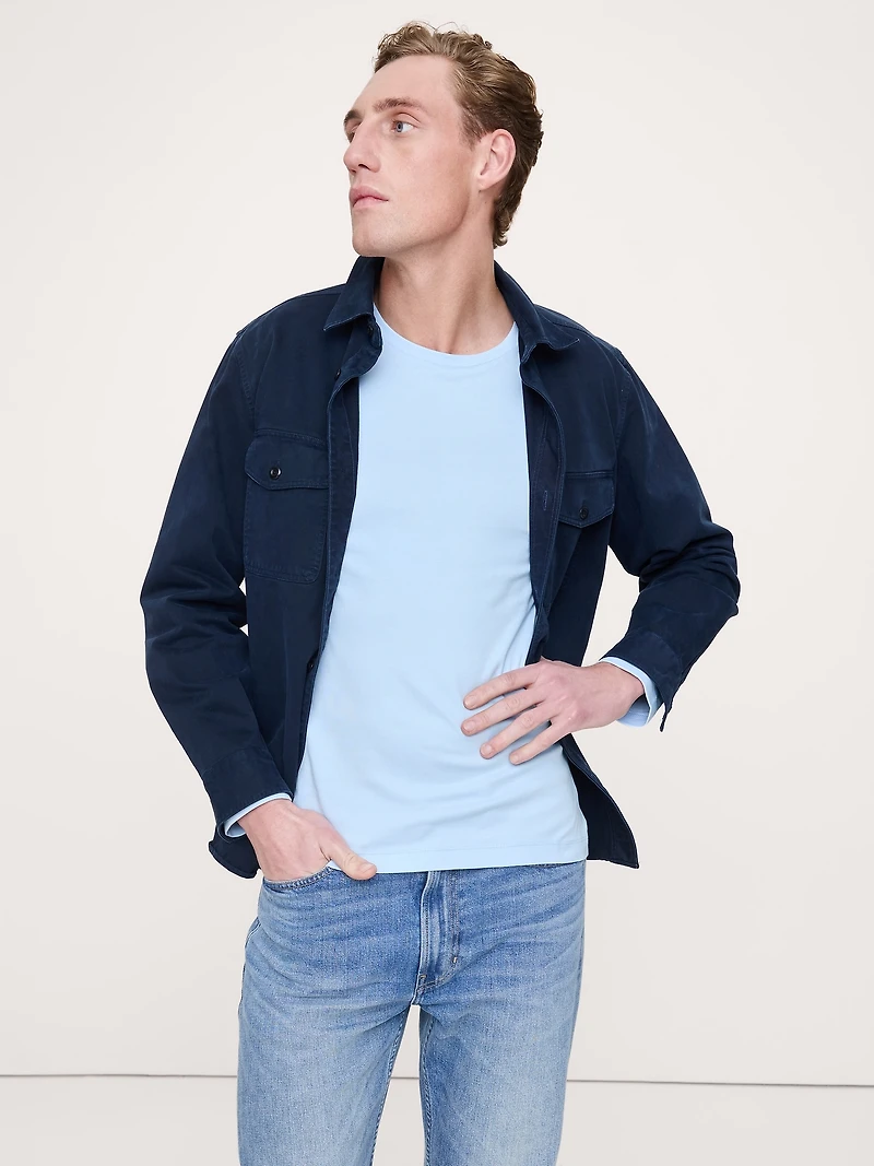 Luxury-Touch Long-Sleeve T-Shirt