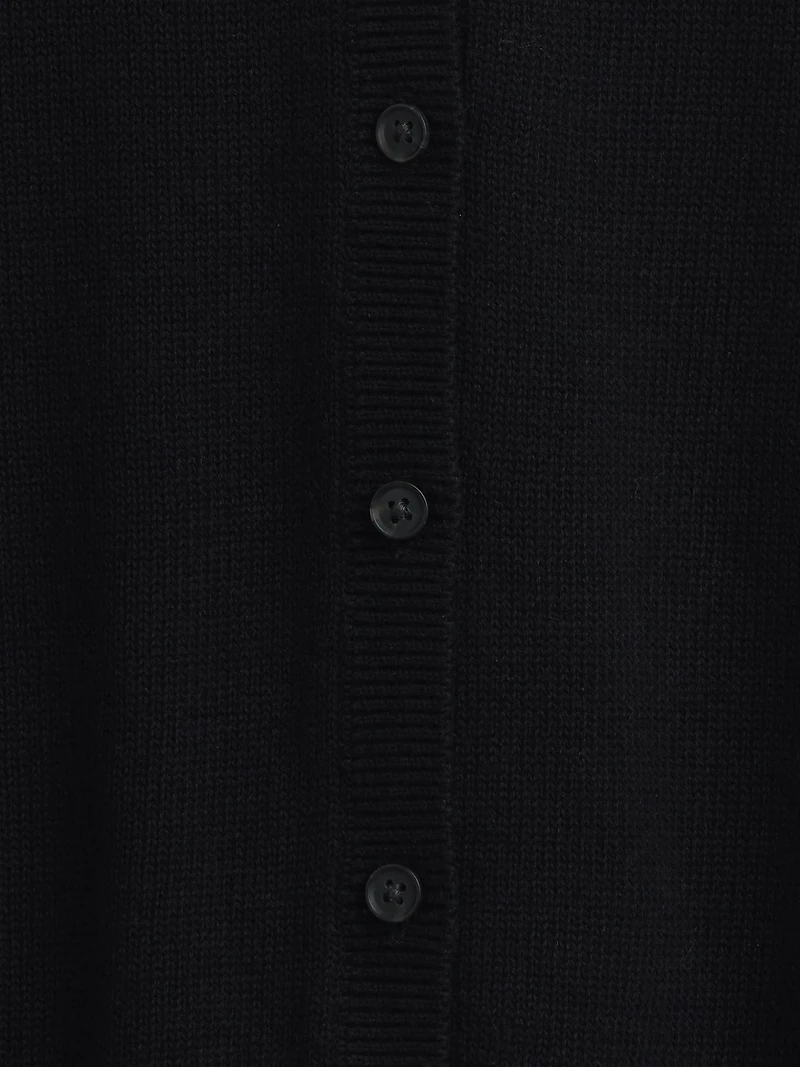 100% Cotton Relaxed Crop Cardigan Sweater