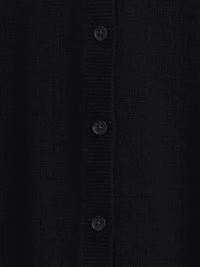 100% Cotton Relaxed Crop Cardigan Sweater