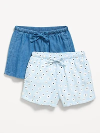 Shorts 2-Pack for Toddler Girls