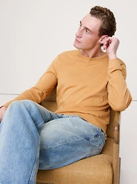 Cotton Jersey Long-Sleeve T-Shirt