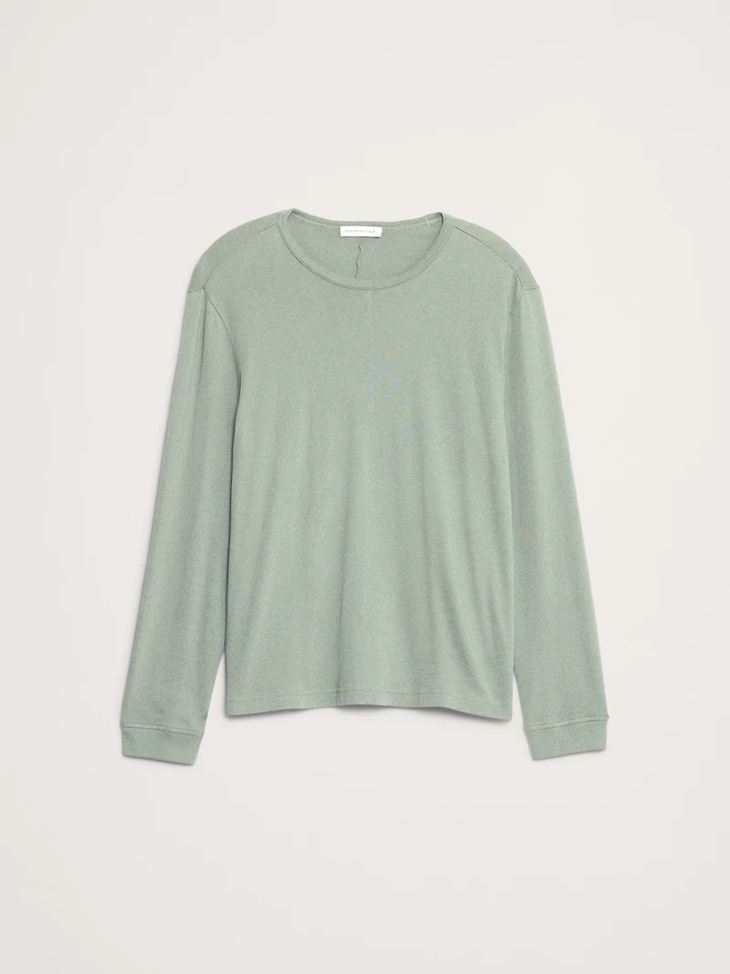 Cotton Jersey Long-Sleeve T-Shirt