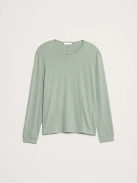 Cotton Jersey Long-Sleeve T-Shirt