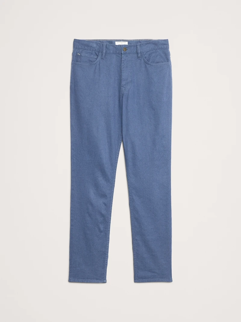 Slim Linen-Cotton Traveler Pant