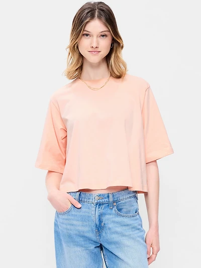 Short-Sleeve Trapeze T-Shirt