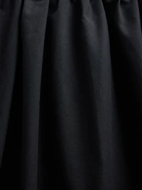 Poplin Drop-Waist Maxi Skirt