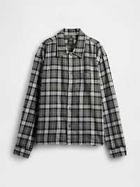 Organic Cotton Relaxed Flannel Shirt
