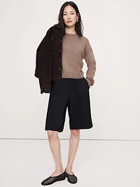Oversized Merino Crew-Neck Sweater