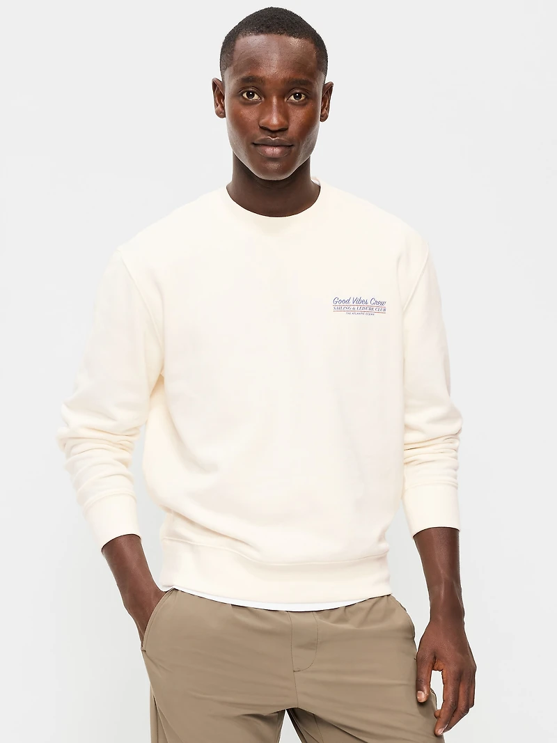 Oversized Graphic Rotation Sweatshirt