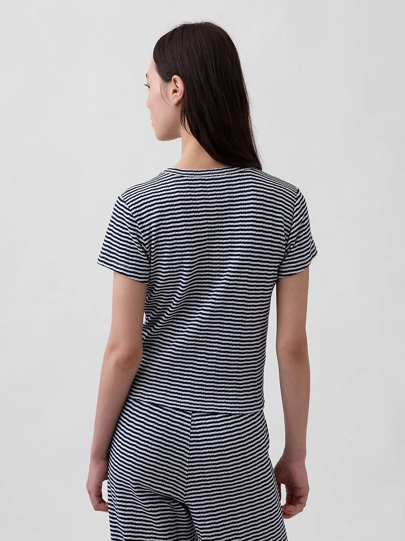 Pointelle PJ T-Shirt