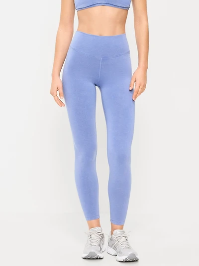High-Waisted PowerChill 7/8 Cotton Leggings