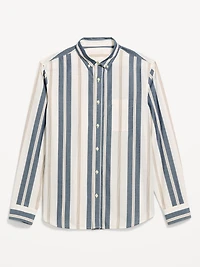 Classic Fit Everyday Striped Poplin Shirt