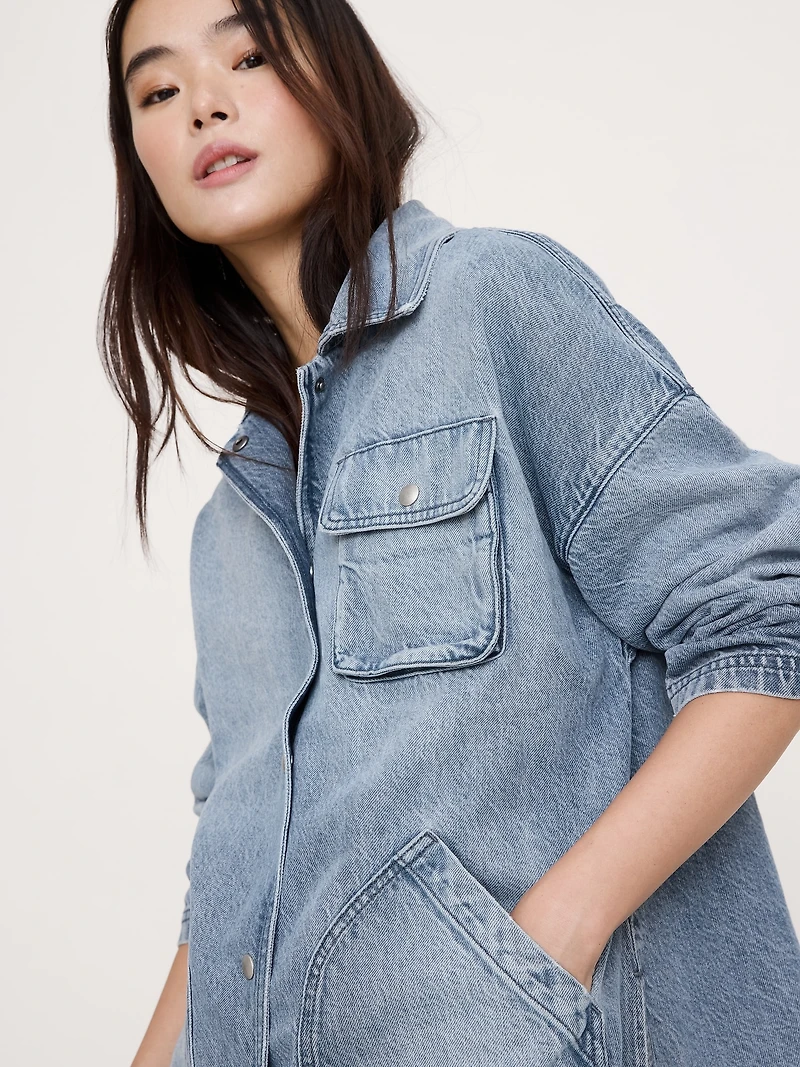 Washed Cotton Chore Jacket