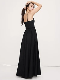 Soft Cotton Corset Maxi Dress