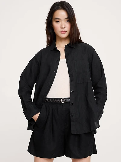 The Oversized Linen Shirt