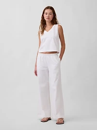 Knit Wide-Leg Pants