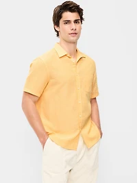 Classic Fit Everyday Linen-Blend Shirt